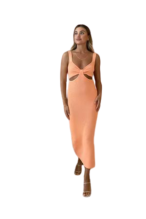 by nicola orange dress Hire By Nicola Gabriella Asymmetrical Plaid Mini Dress Orange