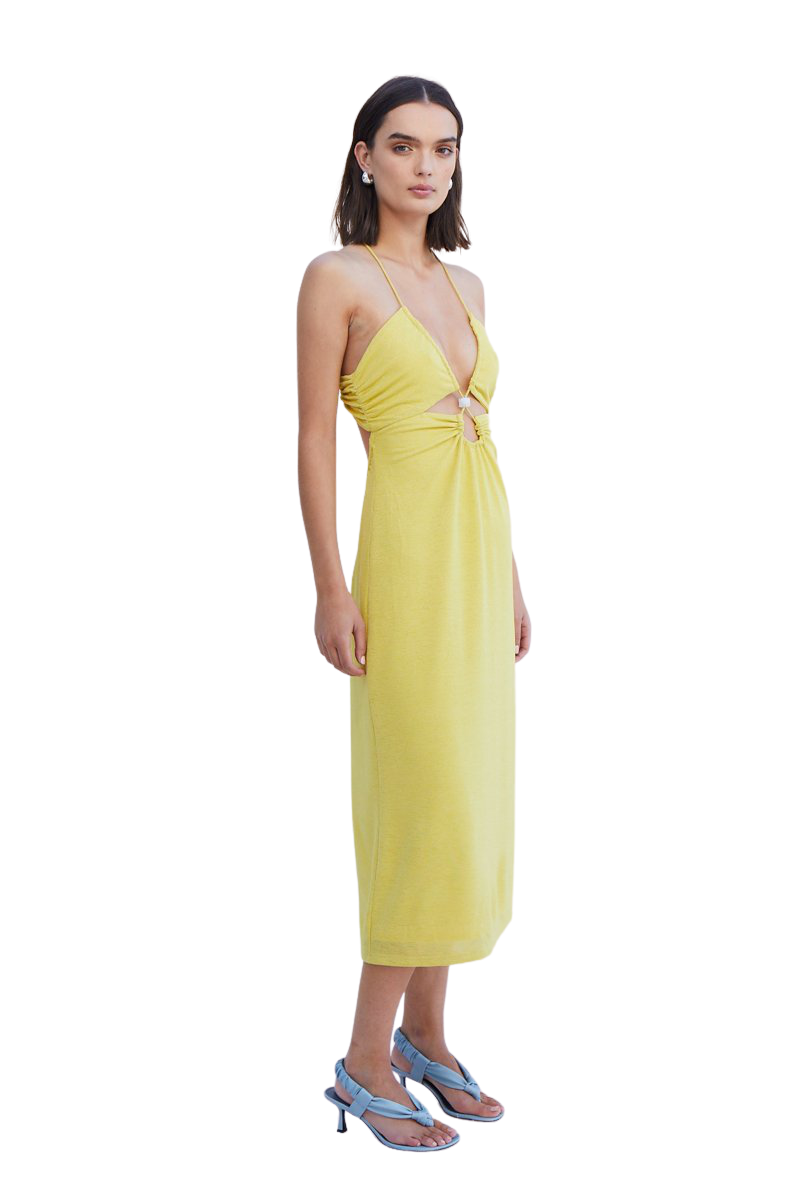 Lemon slip dress online