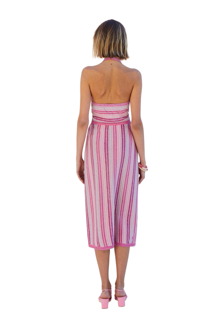 halter dress jacket Cranberry Floral Halter Dress & Jacket S/M main image 0